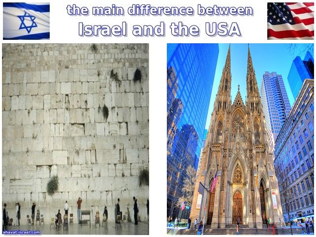 the main difference between Israel and the USA